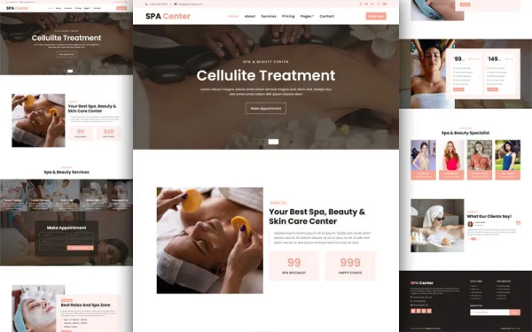 SPA Center – Beauty & Spa HTML Template