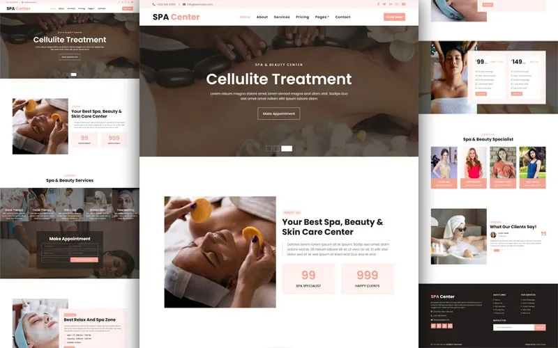 SPA Center – Beauty & Spa HTML Template